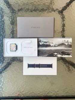 NEW Apple Watch Ultra 3 Silver + Black Band | Never Used | Complete