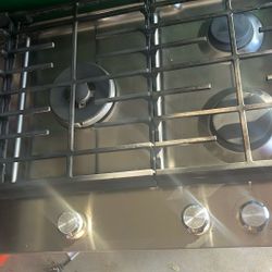 Burners (5) Oven Range Top KitchenAid 36" Gas Cooktop with 5 Burners Stainless Steel KCGS556ESS - Best Buy