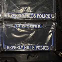 BHPD Supporter License Plate Cover Frame