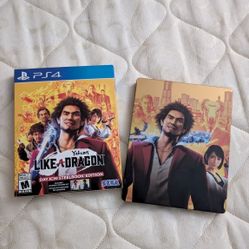 Yakuza Like A Dragon Steelbook W/ Slip