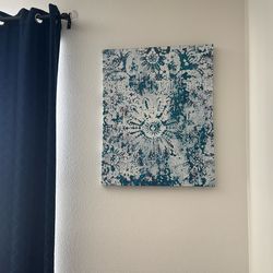 Blue Wall Art Home Decor