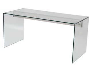 Large Glass Desk / Table – Modern Design – Disassembled