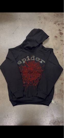 Sp5der Rhinestone Hoodie