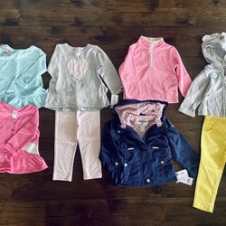New girls clothes— carters/OshKosh, 24m/2T, price see the pictures and descriptions