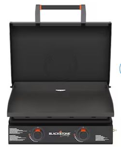Blackstone 22" Culinary Omnivore Portable Griddle 361-Sq. in black powder-coated steel Portable Liquid propane Grill
