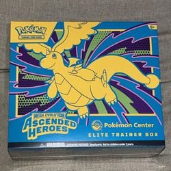 Pokemon TCG: Ascended Heroes Pokemon Center Exclusive ETB - New 2X