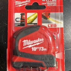 Milwaukee keychain ten foot tape measure