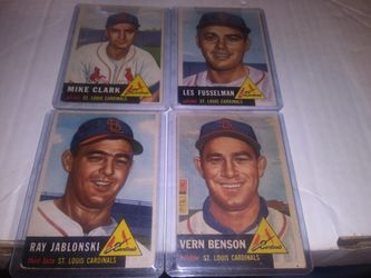 4 - 1953 topps baseball cards