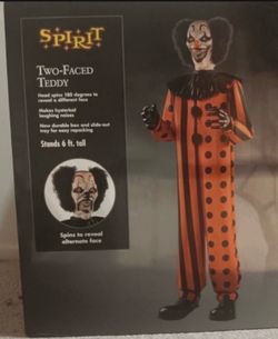 Spirit Halloween 2 Face Teddy Animatronic