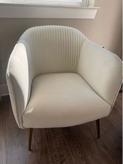 Cream Accent Chair