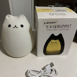 Silicone Cat USB Lamp 