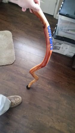 Cowboys wood cane