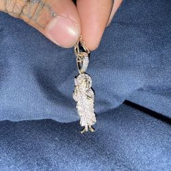 Diamond San Judas Pendant