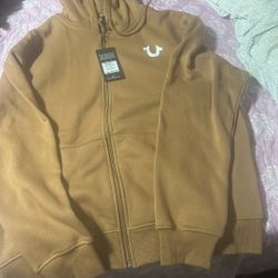 XL True Religion Zíper Sweeter  Suéter De Cierre True Religion 