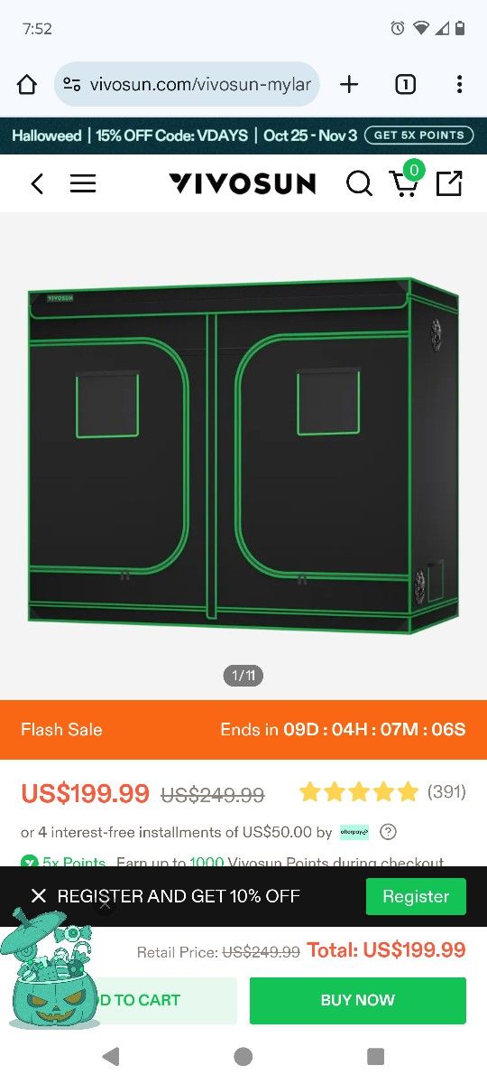 4x8 Grow Tent
