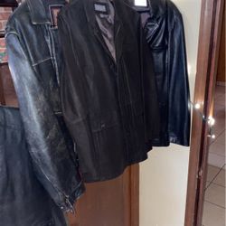  Mens 100% Genuine Leather Coats 