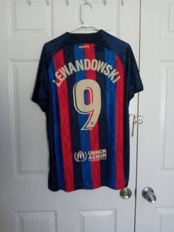 Lewandowski Barcelona Jersey Size large
