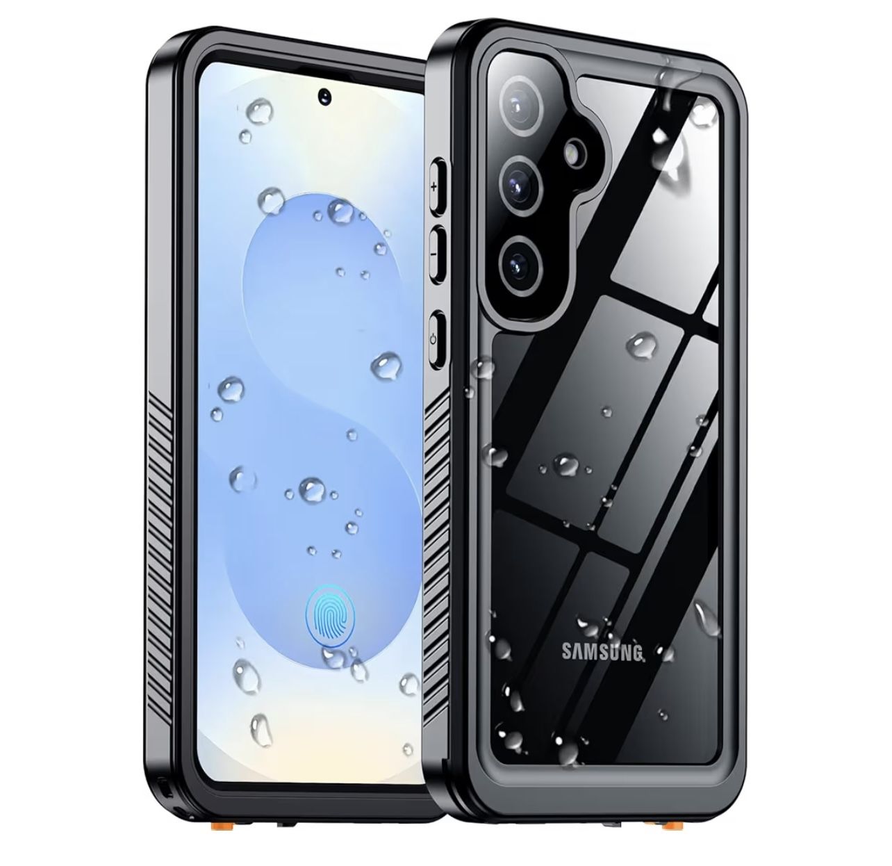 Temdan Designed for Samsung Galaxy S25 Case Waterproof, Built-in Lens & Screen Protector Military Shockproof Dropproof IP68 Underwater Full Body Phone