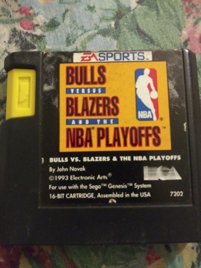 Bulls vs blazers Sega genesis
