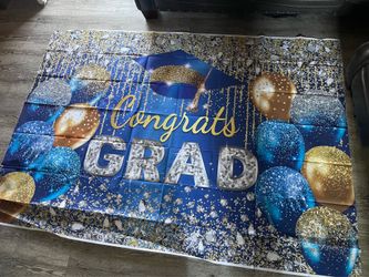Graduation backdrop