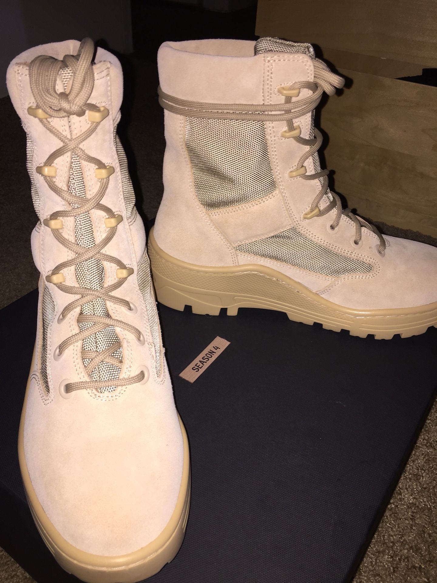Yeezy Combat Boot Season 4 Sand for Sale in OfferUp