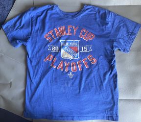 Blue New York Rangers Playoff 2015 Tee