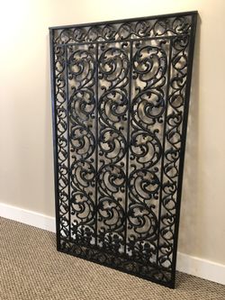 1950’s Vintage Cast Iron Panel
