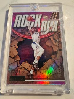 Russell Westbrook numbered card