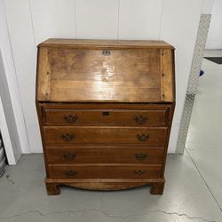 Vermont Hard Rock Maple Drop Front Secretary Desk