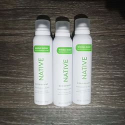 Native Whole Body Deodorant and Body Spray BUNDLE