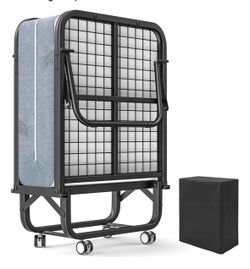 FOLDING BED W MATTRESS