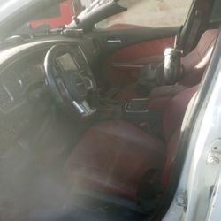 Two thousand fourteen s r t eight charger red interior complete