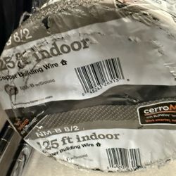 8/2  romex wire 125ft copper cable new in original packaging