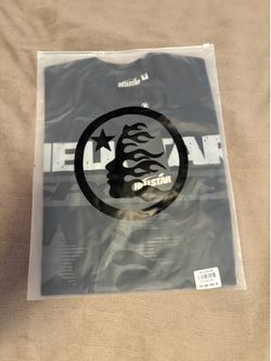 Size medium black and gray hellstar t-shirt