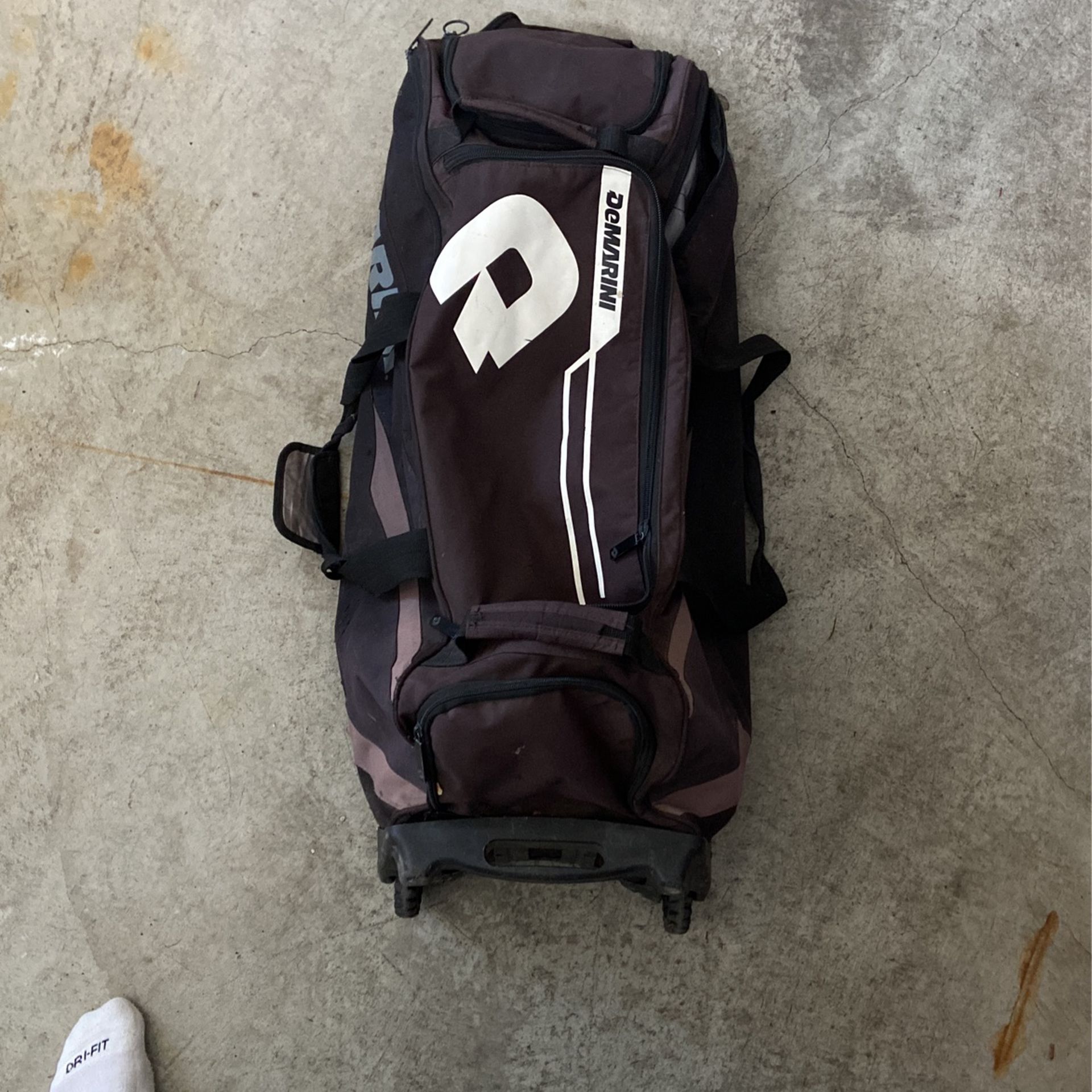 Wheeled DeMarini Baseball Bag