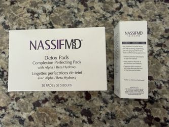NassifMD Skincare Bundle – Detox Pads & Serum