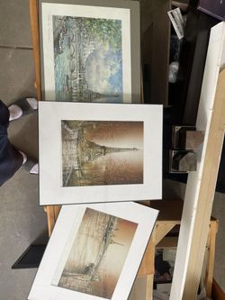 3 PIECE PARIS FRAMED ARTWORK