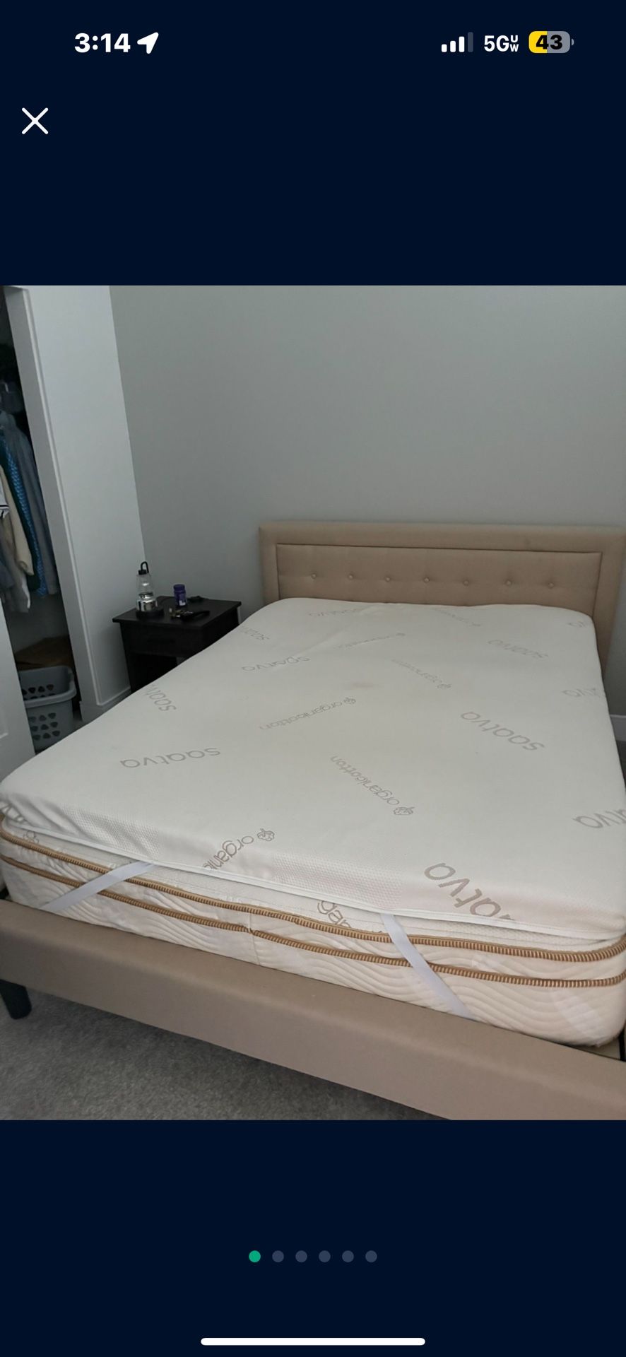 Saatva Queen Bed With Bed Frame