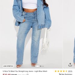 Straight Leg Jeans