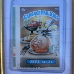 Miss cut with errors on card garbage pail kids
