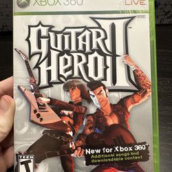 Guitar Hero II (w/ insert & stickers) (Xbox 360)