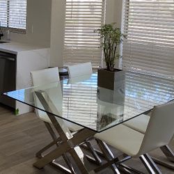 A Gallerie Axis Dining Table