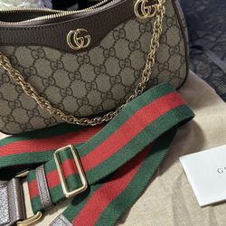 Gucci Ophidia Mini Purse And Supreme Strap
