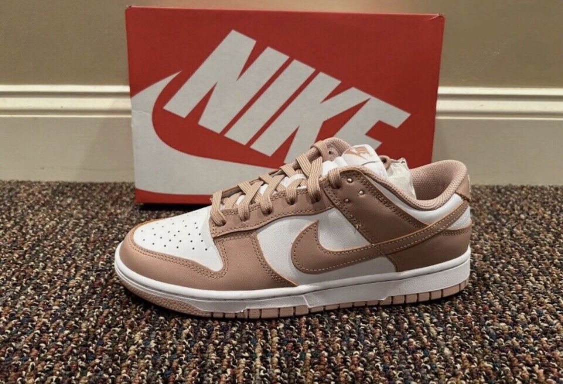 Nike Dunk Low Rose Whisper Size 3.5y