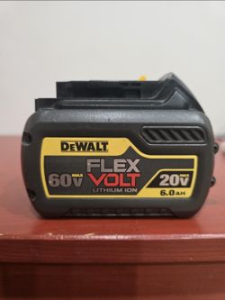 DeWalt Flex Volt Lithium Ion 6.0 AH Max 60V Max 20V