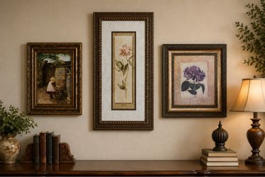 French Inspired Art with Gilded Frames