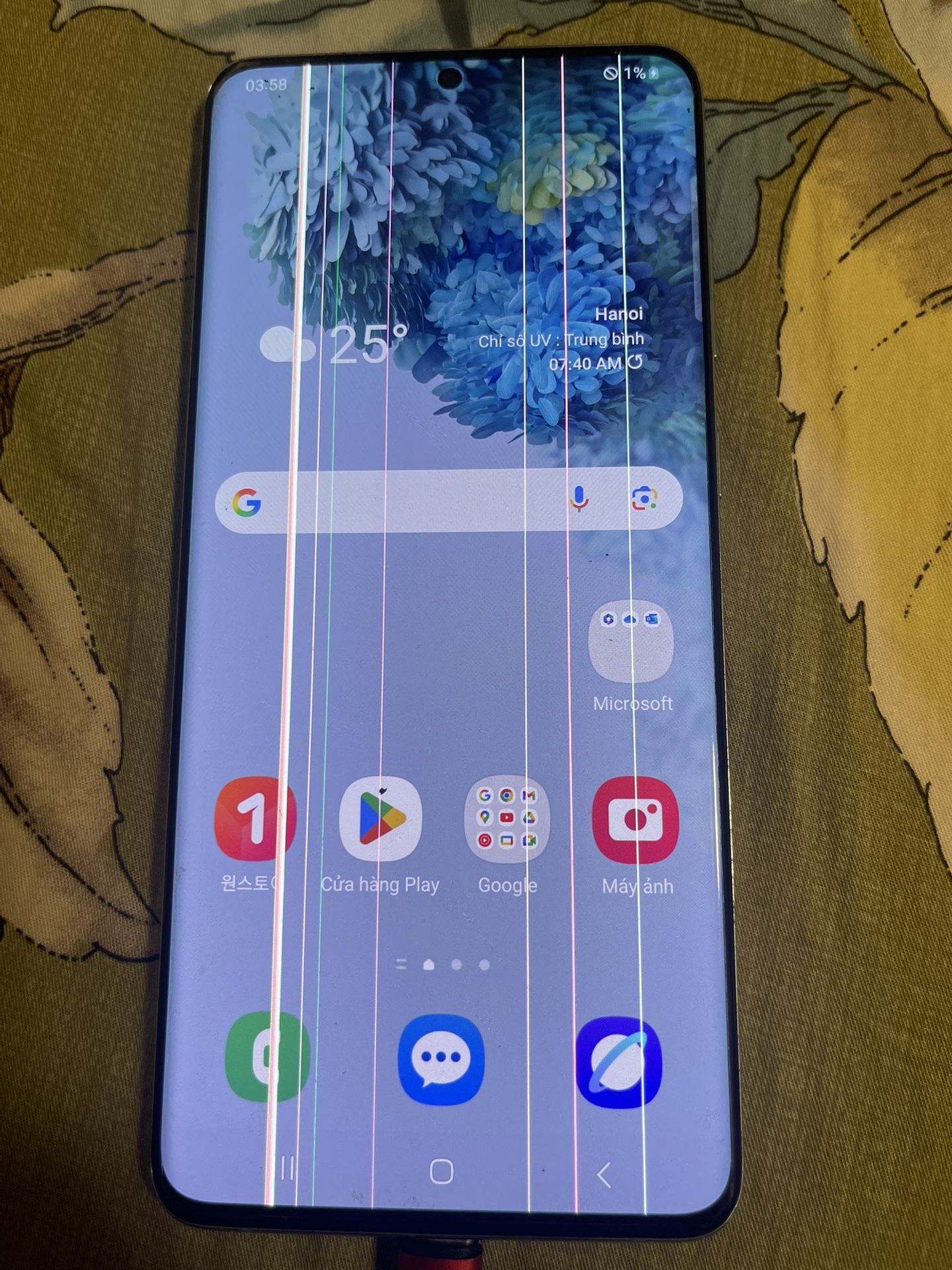 Unlocked Samsung Galaxy S20 plus - Korea version
