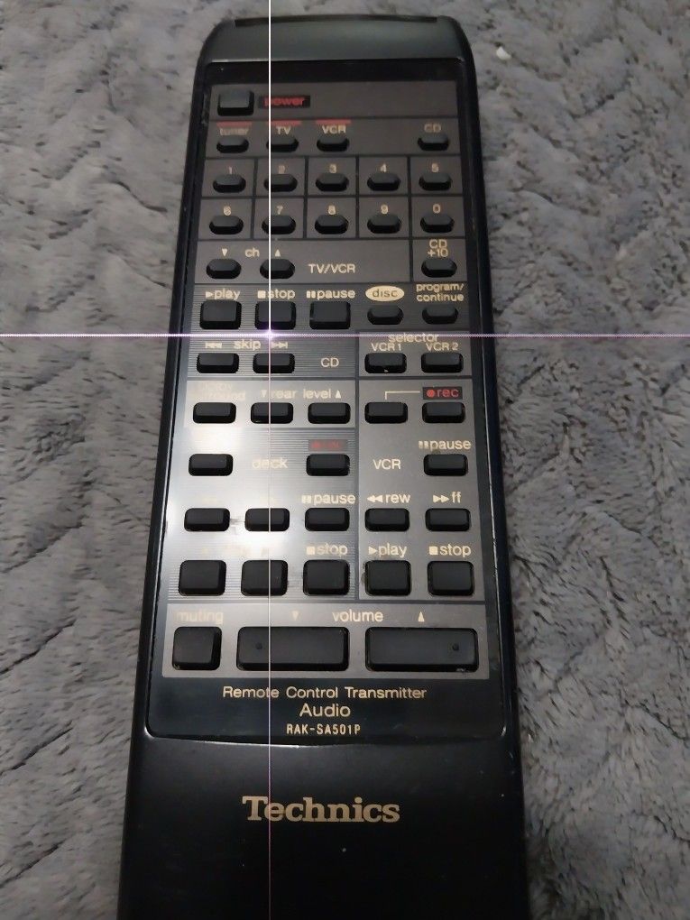 Old Technics Rack System Remote Control..check The Model Number In The Pics
