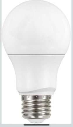New Satco A19 LED Bulbs Pack of 4 9.5W 3000K Warm White Frosted E26 Medium Base