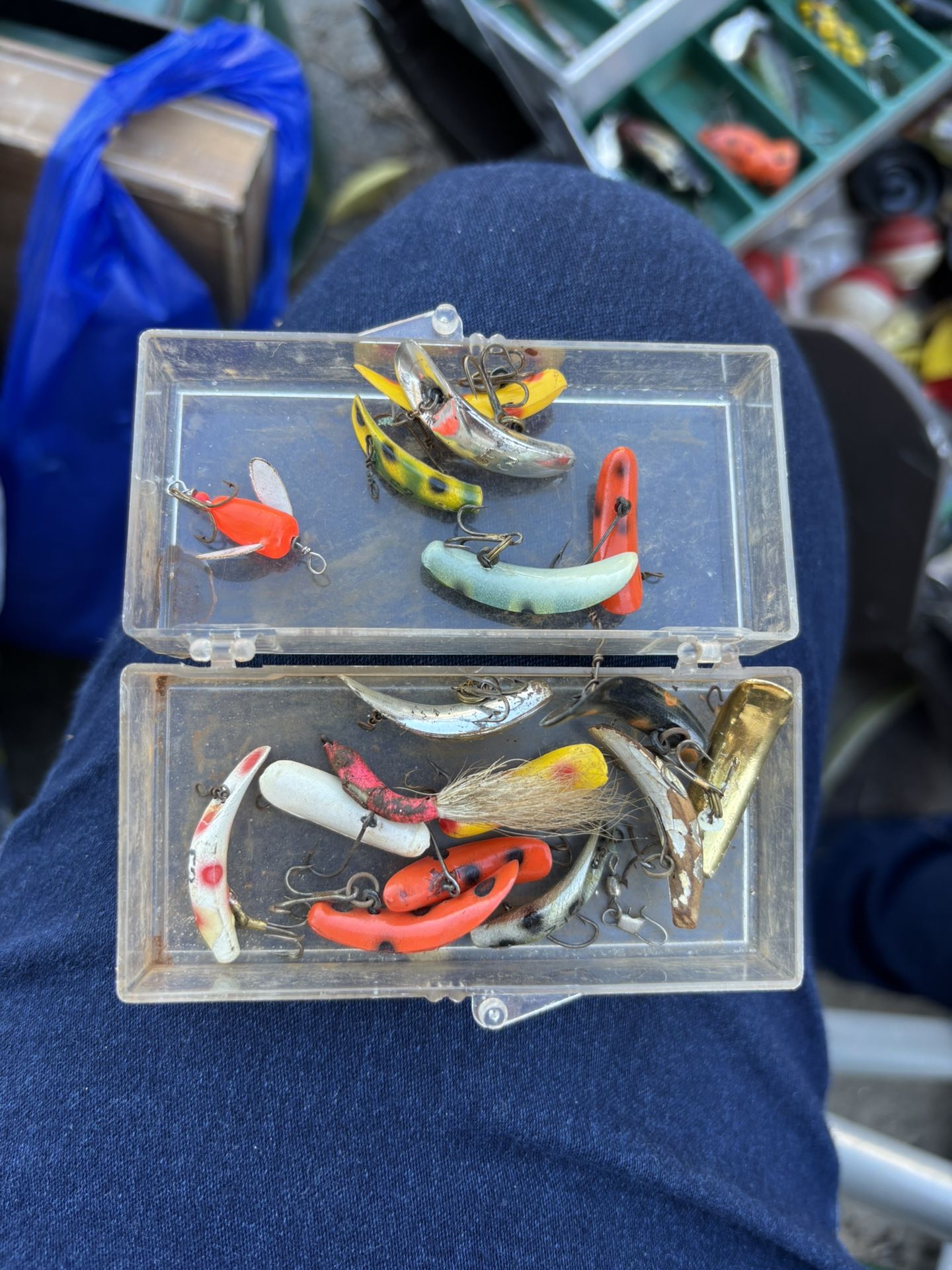 Mini fishing lures Vintage Lot